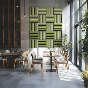 Pannello fonoassorbente decorativo design moderno Mondrian 2