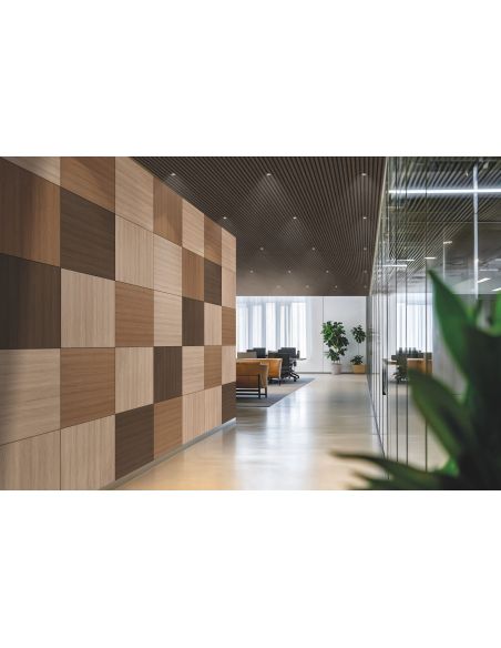 Pannello fonoassorbente decorativo da parete o soffitto Pure