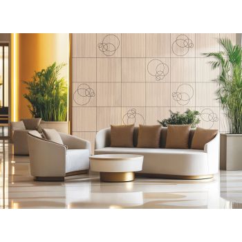 Pannello fonoassorbente decorativo da parete o soffitto Eye 2