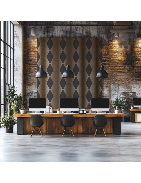 Pannello fonoassorbente decorativo design moderno Hugo