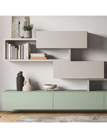 Parete attrezzata design moderno Lasting B