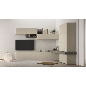 Parete attrezzata angolare moderna Lasting C 2