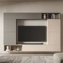 Parete attrezzata soggiorno design moderno Lasting D