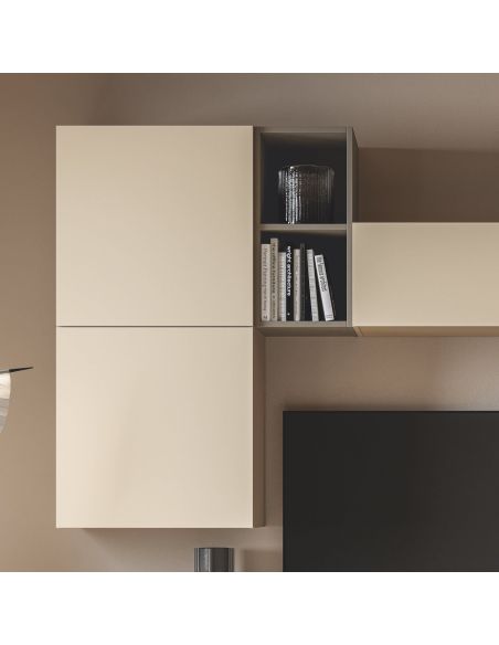 Parete attrezzata per ingresso soggiorno Lasting E