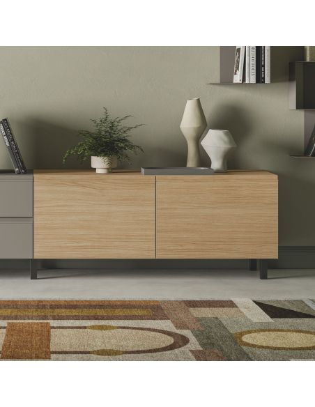 Parete attrezzata soggiorno moderno Lasting F