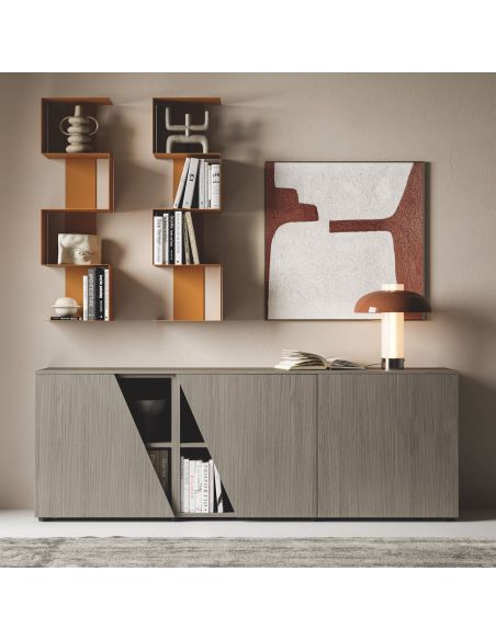 Parete attrezzata soggiorno moderno Lasting G