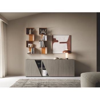 Parete attrezzata soggiorno moderno Lasting G 2