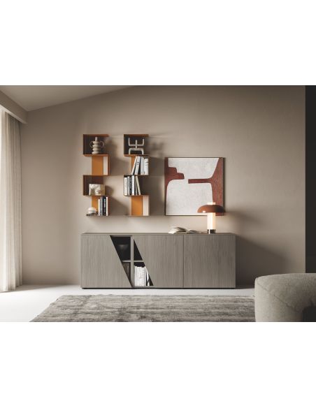 Parete attrezzata soggiorno moderno Lasting G