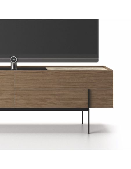 Mobile porta TV con 2 ante e 2 cassetti Nolan C