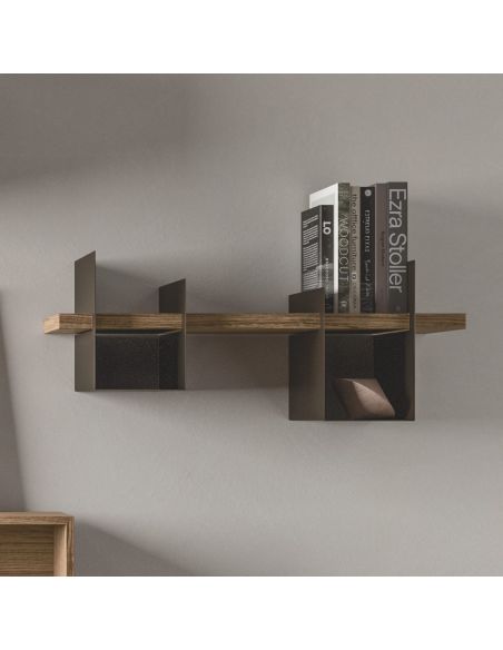 Mensola da parete con supporti a scomparsa Terry