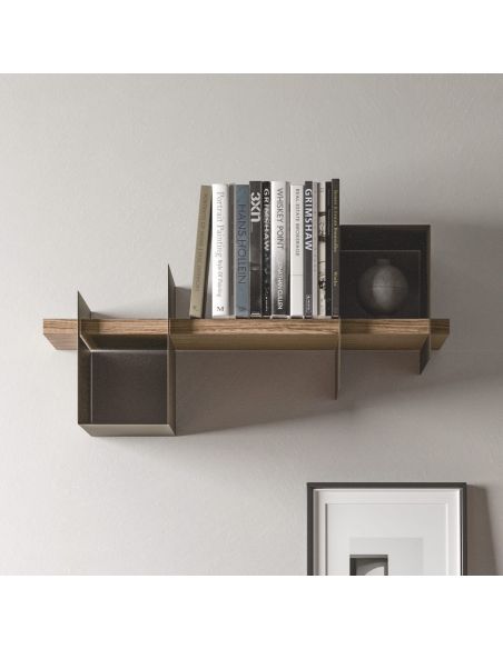 Mensola da parete con supporti a scomparsa Terry