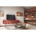Coppia mensole da parete design moderno Allan