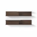 Coppia mensole da parete design moderno Allan