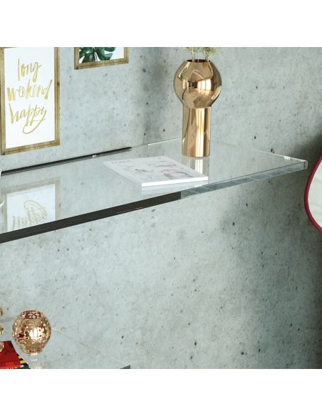 Mensola in plexiglass trasparente design moderno Benny Mensola in plexiglass trasparente design moderno Benny