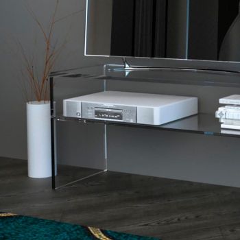 Mobile TV in plexiglass trasparente Brooklyn 100 | Design moderno 2