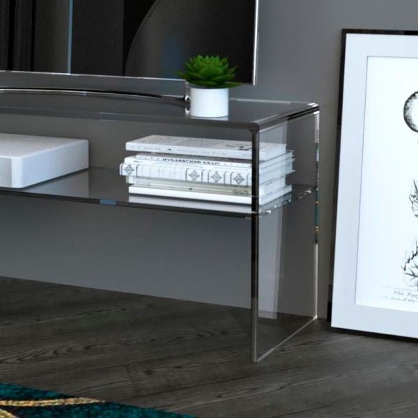 Mobile TV in plexiglass trasparente Brooklyn 100 | Design moderno Mobile TV in plexiglass trasparente Brooklyn 100 | Design moderno