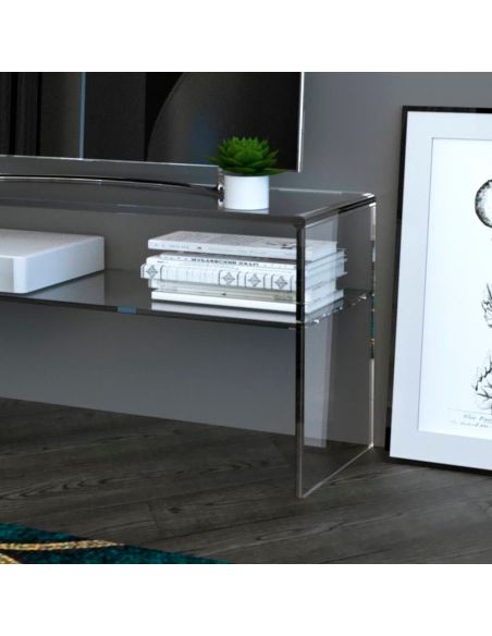 Mobile TV in plexiglass trasparente Brooklyn 100 | Design moderno Mobile TV in plexiglass trasparente Brooklyn 100 | Design moderno