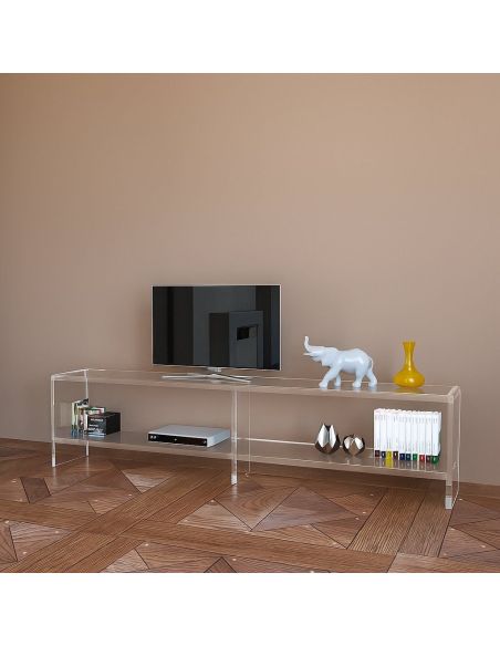 Mobile TV in plexiglass trasparente Brooklyn 200 | Design moderno Mobile TV in plexiglass trasparente Brooklyn 200 | Design moderno