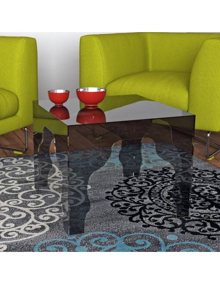 Tavolino da salotto quadrato in plexiglass Konsta Tavolino da salotto quadrato in plexiglass Konsta