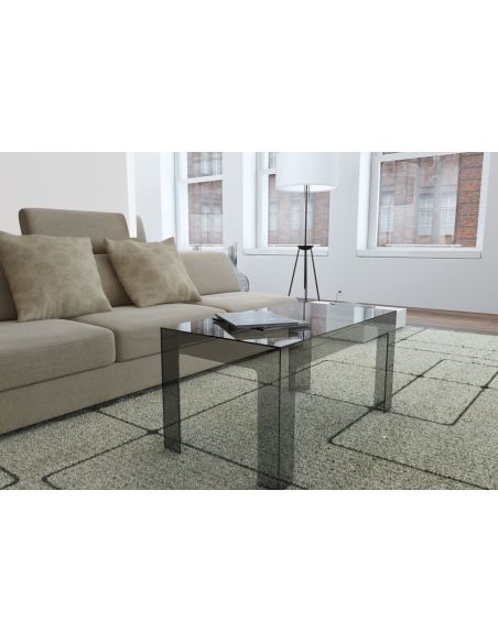 Tavolino da salotto quadrato o rettangolare in plexiglass Miro Tavolino da salotto quadrato o rettangolare in plexiglass Miro