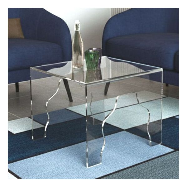 Tavolino da salotto quadrato in plexiglass trasparente Alhambra Tavolino da salotto quadrato in plexiglass trasparente Alhambra