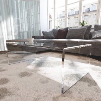 Tavolino da salotto in plexiglass trasparente Elmeri