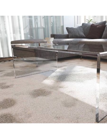 Tavolino da salotto in plexiglass trasparente Elmeri Tavolino da salotto in plexiglass trasparente Elmeri