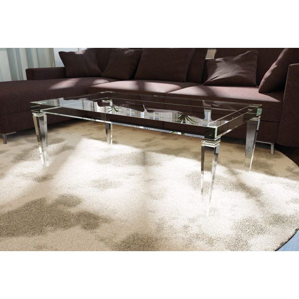 Tavolino da salotto in plexiglass trasparente Impero Tavolino da salotto in plexiglass trasparente Impero