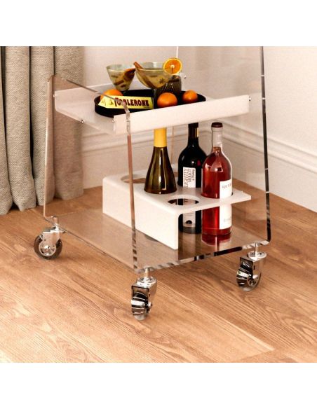 Carrello cucina salvaspazio in plexiglass Greta Carrello cucina salvaspazio in plexiglass Greta