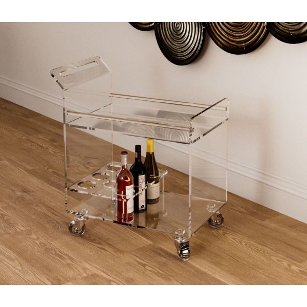 Carrello cucina design moderno in plexiglass Diletta Carrello cucina design moderno in plexiglass Diletta