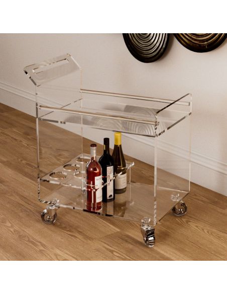 Carrello cucina design moderno in plexiglass Diletta Carrello cucina design moderno in plexiglass Diletta