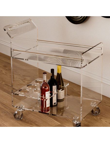 Carrello cucina design moderno in plexiglass Diletta Carrello cucina design moderno in plexiglass Diletta
