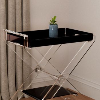 Carrello cucina design moderno in plexiglass Denise 2