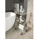 Carrello per cucina o bagno in plexiglass trasparente Rosita