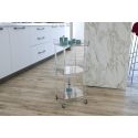 Carrello cucina design moderno in plexiglass Marion
