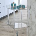 Carrello cucina design moderno in plexiglass Marion