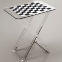 Tavolino pieghevole salvaspazio in plexiglass Milena