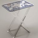 Tavolino pieghevole salvaspazio in plexiglass Milena