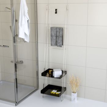 Scaffale bagno salvaspazio in plexiglass Breval