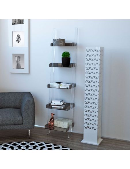 Libreria a colonna salvaspazio in plexiglass Breval