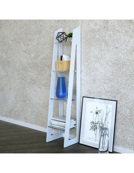Scaffale salvaspazio per soggiorno o bagno Kadou