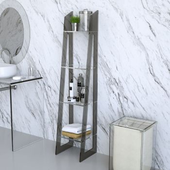 Scaffale salvaspazio per soggiorno o bagno Kadou 2