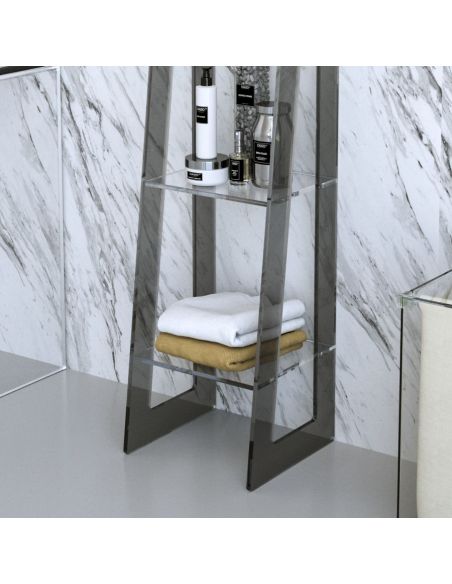 Scaffale salvaspazio per soggiorno o bagno Kadou