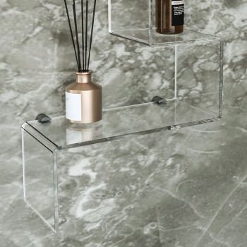 Mensola da parete in plexiglass vari colori Slalom 2 2