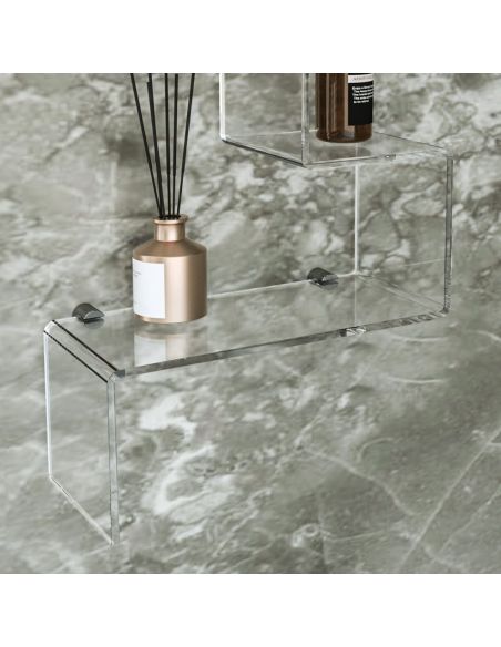 Mensola da parete in plexiglass vari colori Slalom 2