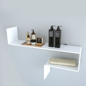 Mensola da parete in plexiglass colorato Slalom 4