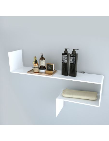 Mensola da parete in plexiglass colorato Slalom 4