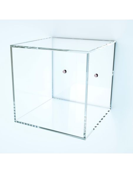 Cubo da parete in plexiglass trasparente o colorato Gimmi