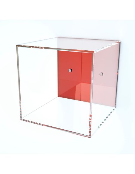 Cubo da parete in plexiglass trasparente o colorato Gimmi
