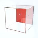 Cubo da parete in plexiglass trasparente o colorato Gimmi